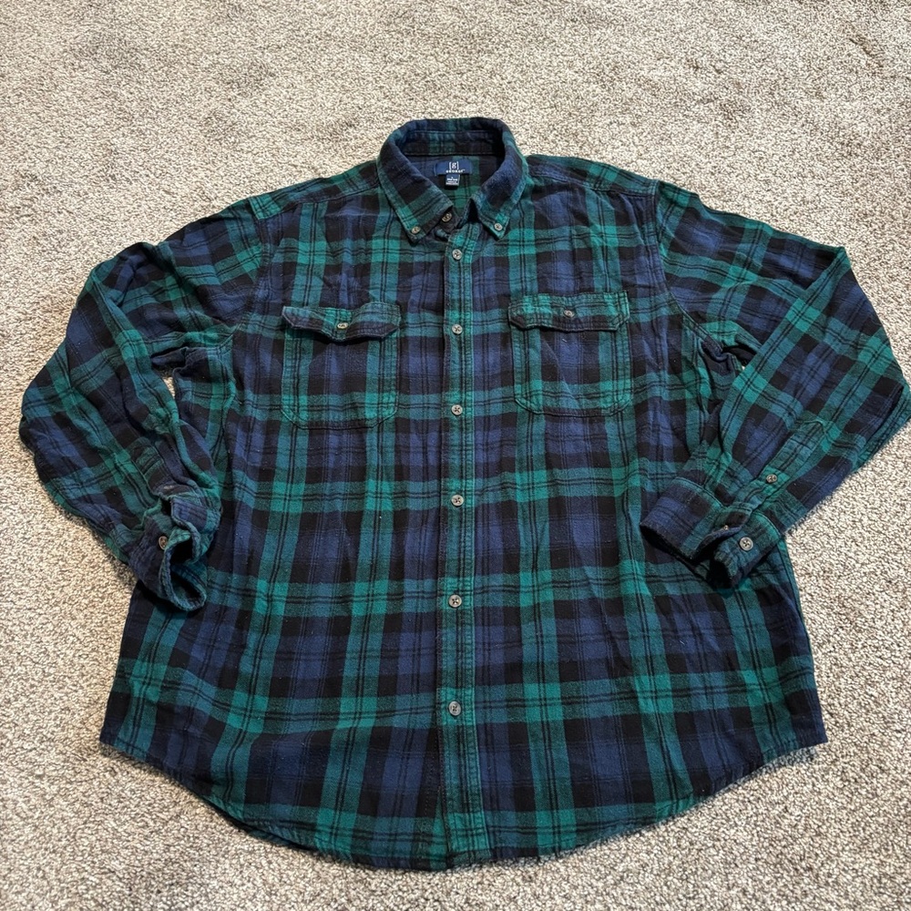 George Casual Plaid Flannel